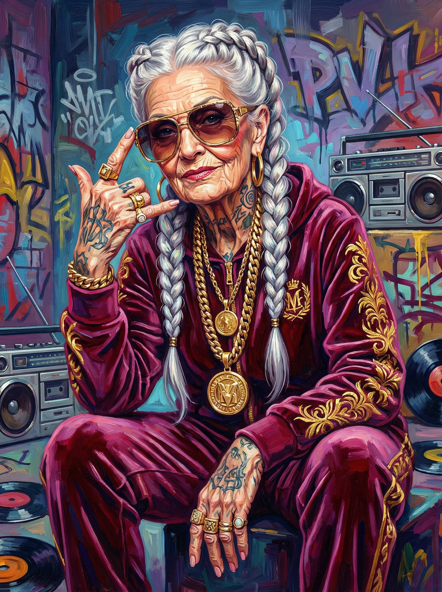 Urban Cool Velvet Pose (120 Colors)