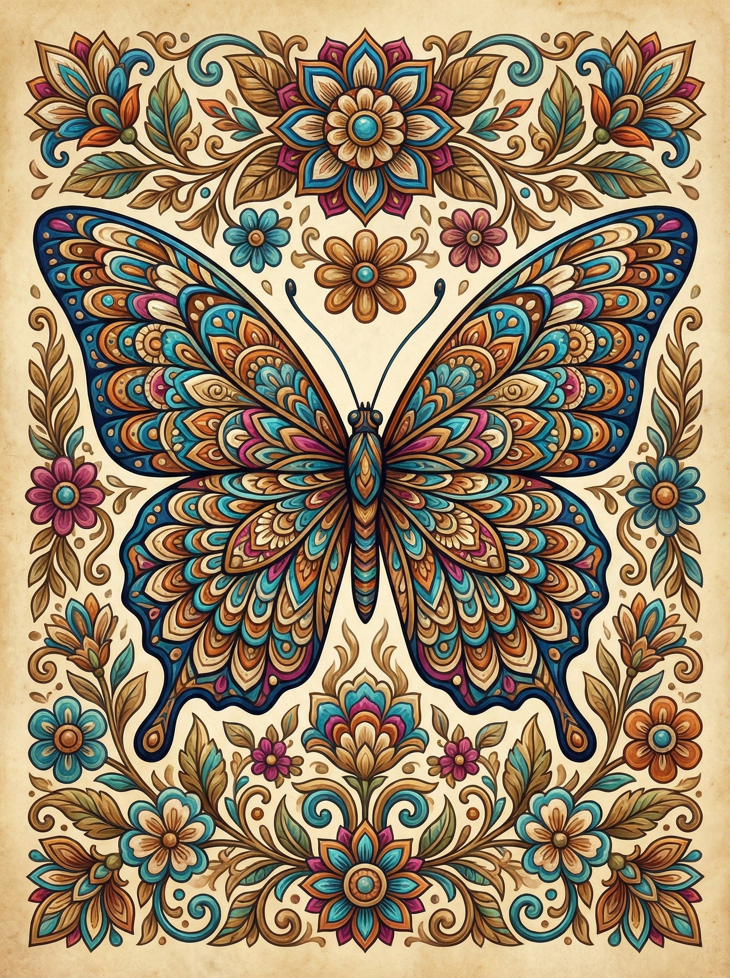 Vibrant Butterfly Flowers (120 Colors)