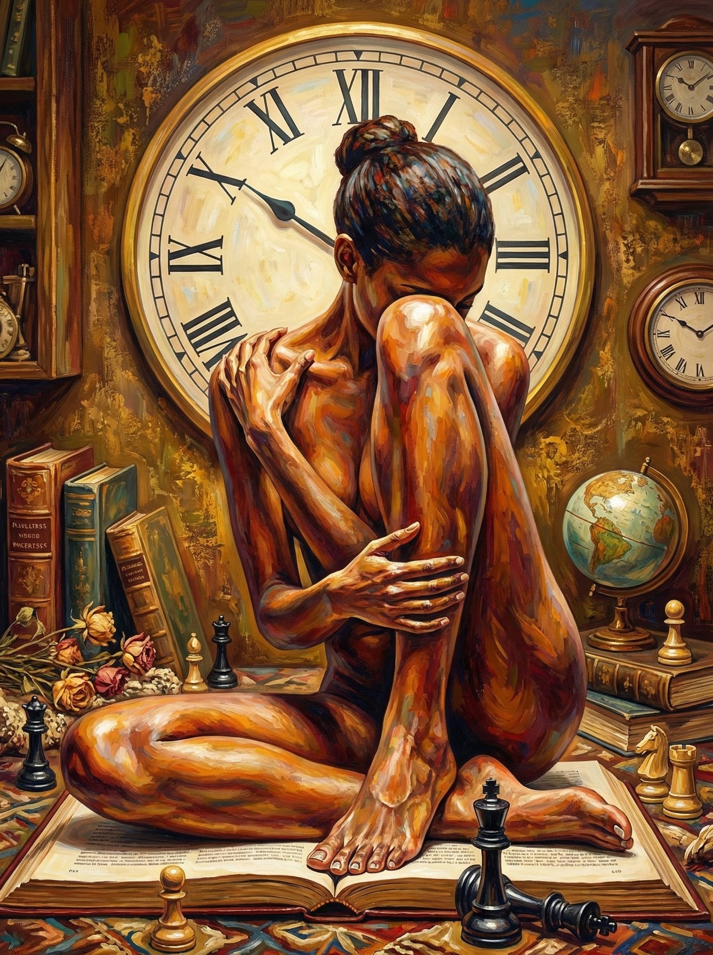 Wisdom Seeker Clock Study (80 Colors)