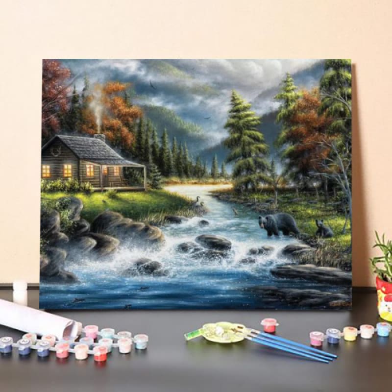 As Autumn Approaches Paint By Numbers Kit Adult Paint By Numbers