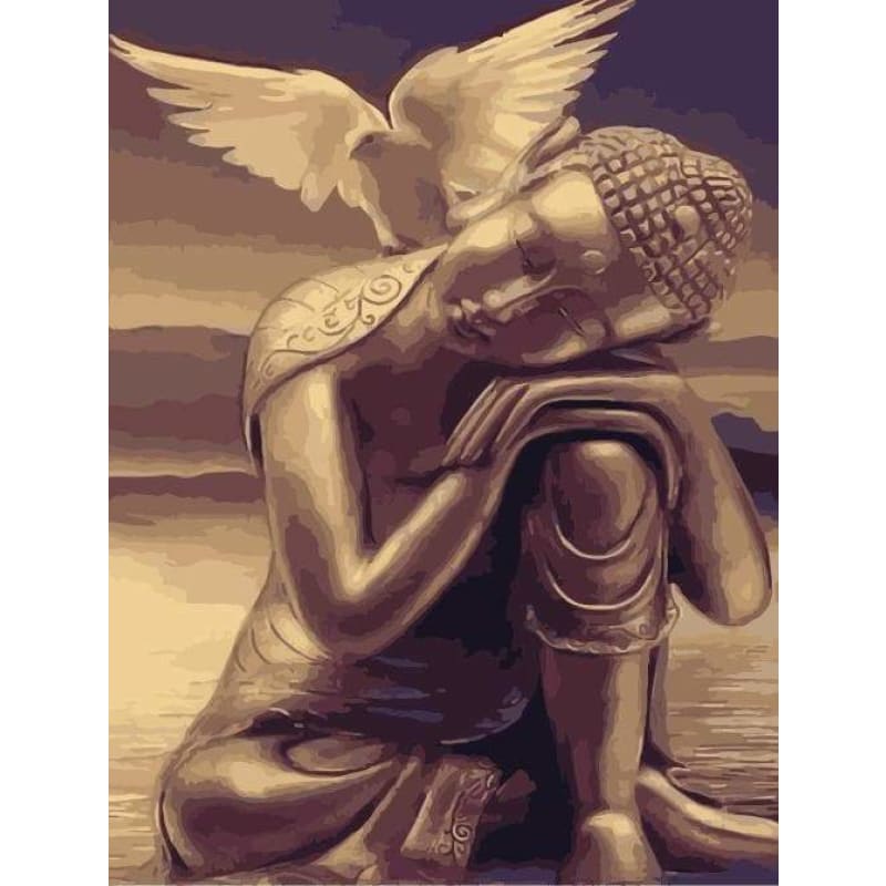 Buddha Diy Paint By Numbers Kits WM-1465 - NEEDLEWORK KITS