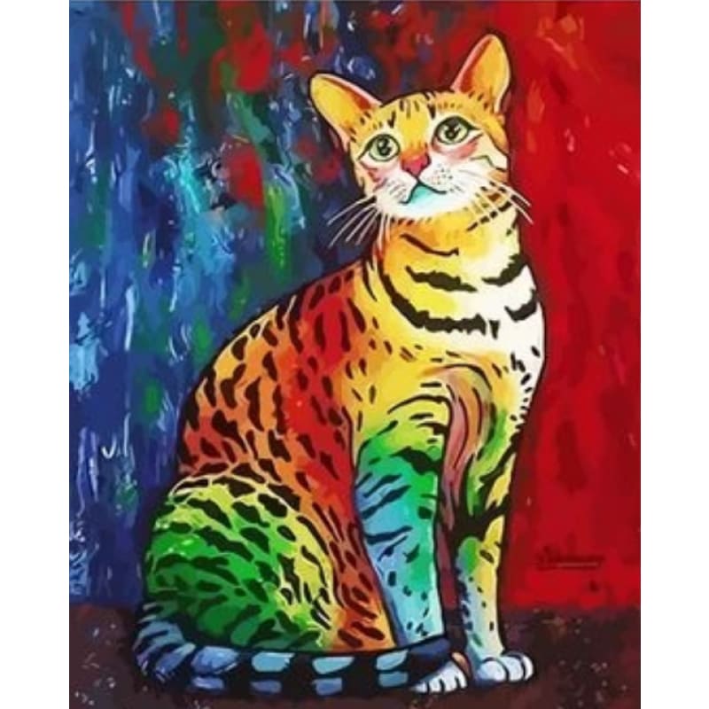 Cat Diy Paint By Numbers Kits ZXQ2680 VM80024 – Adult Paint By Numbers