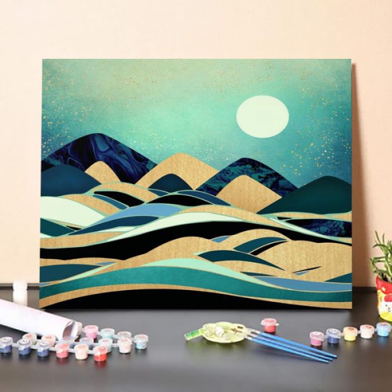 ferdasecPaint By Numbers Kit – Emerald Evening