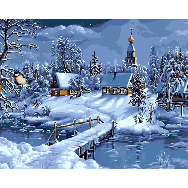 Landscape Diy Paint By Numbers Kits YM-4050-310 ZXQ2041 - NEEDLEWORK KITS