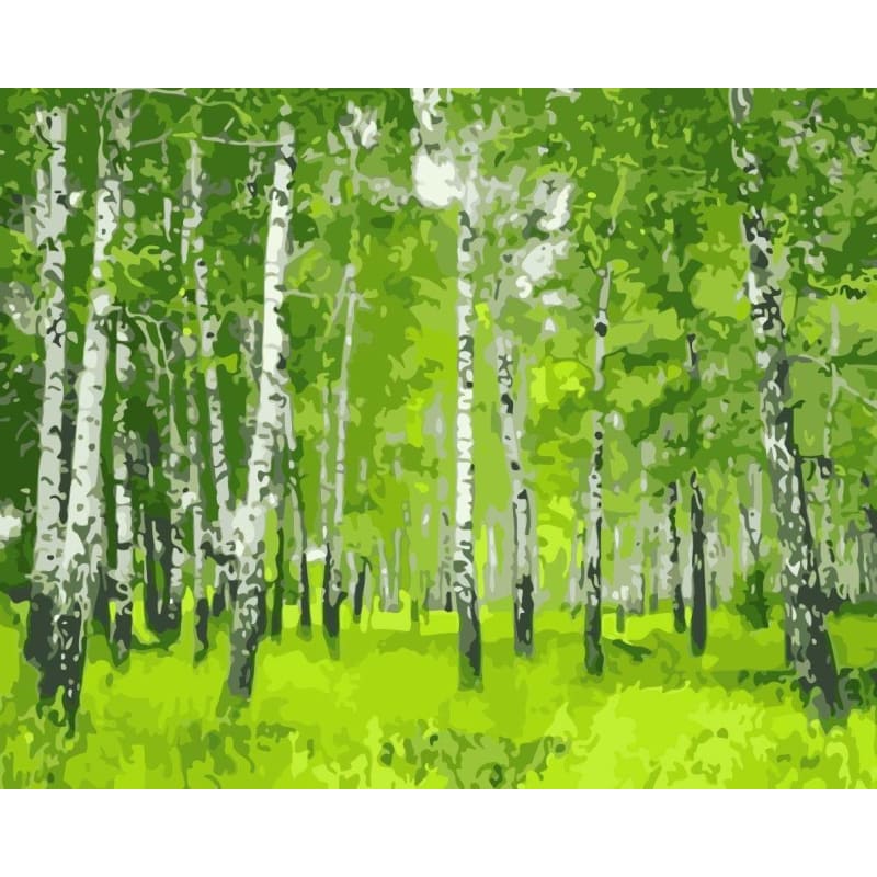 Landscape Forest Diy Paint By Numbers WM-079 - NEEDLEWORK KITS