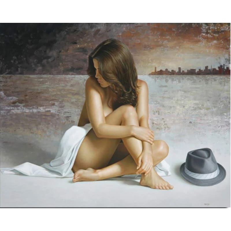 Portrait Woman Diy Paint By Numbers Kits VM90275 ZXQ564-24 - NEEDLEWORK KITS
