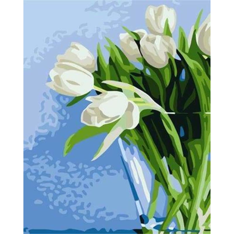 Tulips Diy Paint By Numbers Kits ZXZ015 Adult Paint By Numbers