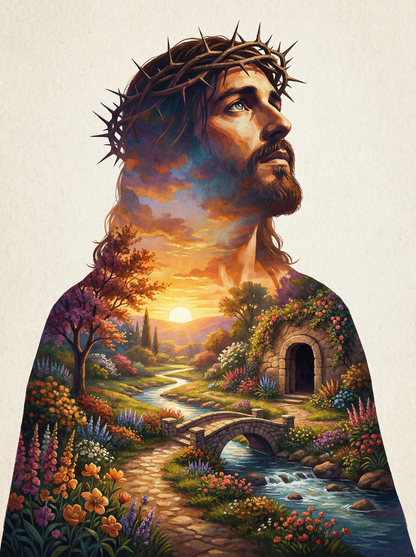 Jesus Resurrection Sunrise (120 Colors)