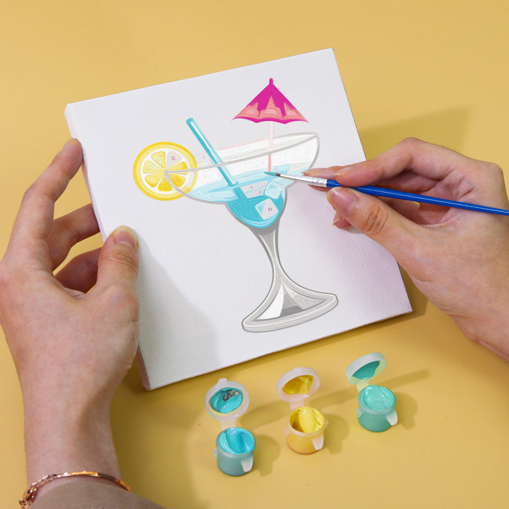 6 Mini Paintings - Cocktail Set