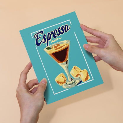 6 Mini Paintings - Gorgeous Cocktail Set