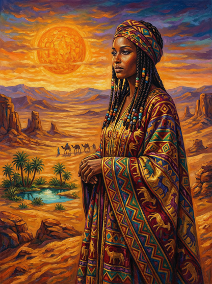 Desert Queen at Sunset (120 Colors)