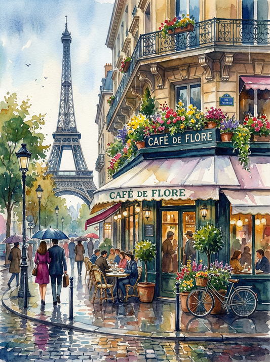 Café de Flore, Paris (120 Colors)