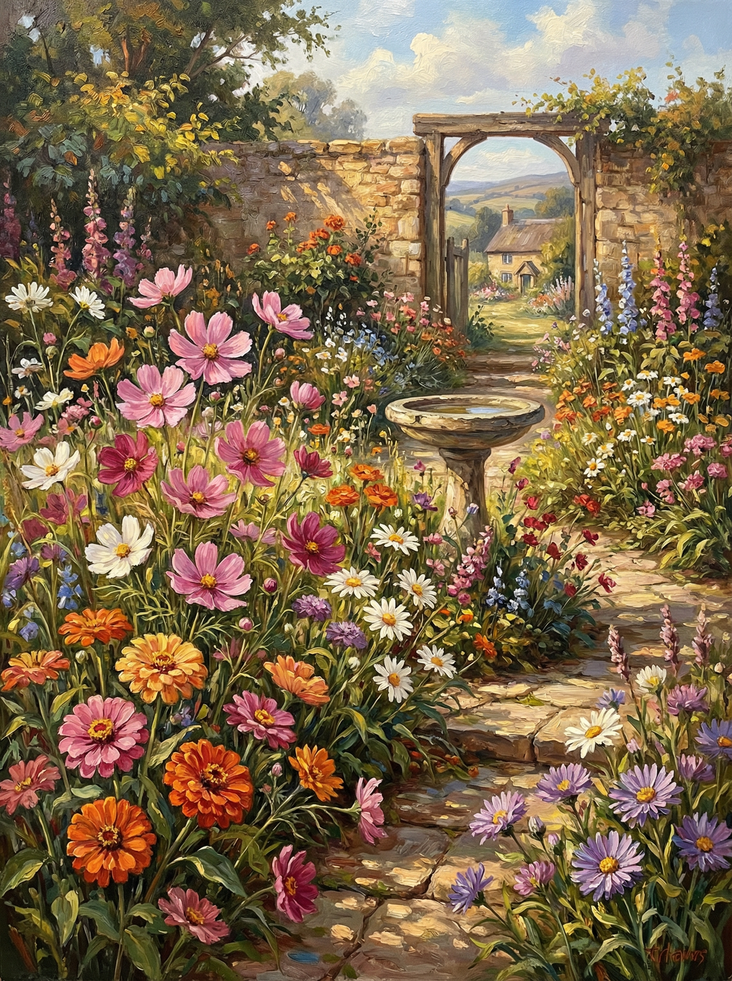 Cottage Garden Pathway