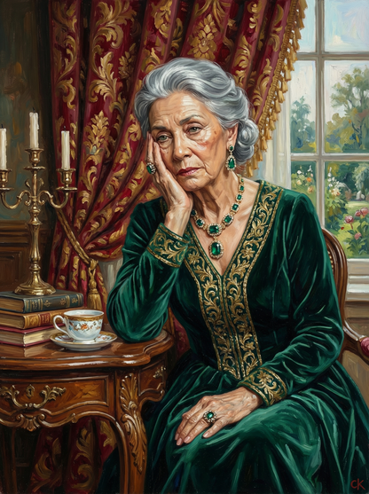 Emerald Lady of the Manor (120 Colors)