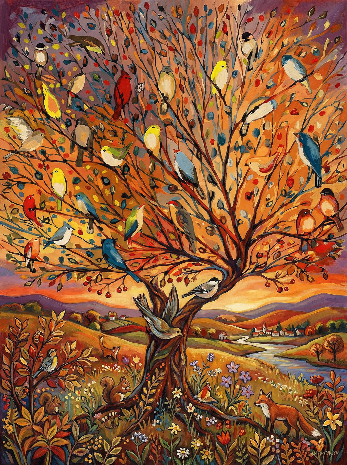 Autumn Song Tree (120 Colors)