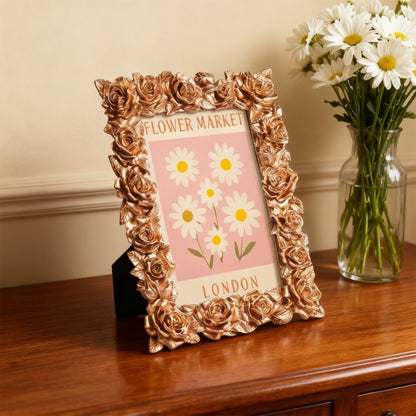 Mini Painting with Picture Frame – Flower Market London