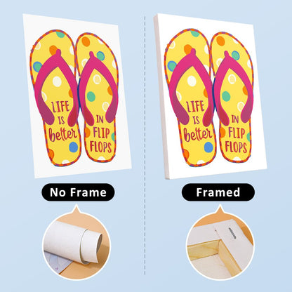 6 Mini Paintings - Flip-Flop Summer Set