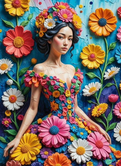Flower Dress Maiden (120 Colors)