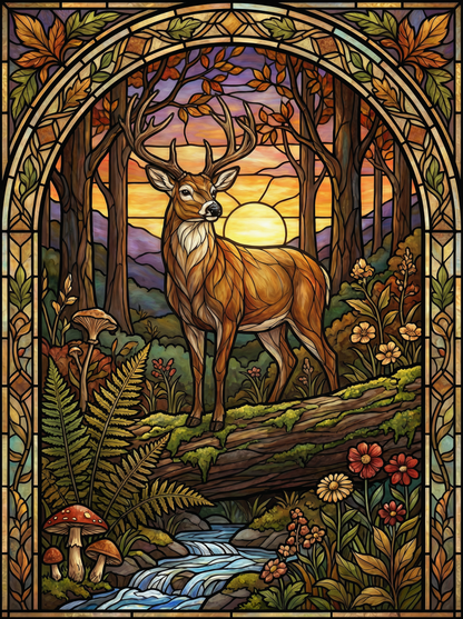 Golden Forest Deer (120 Colors)