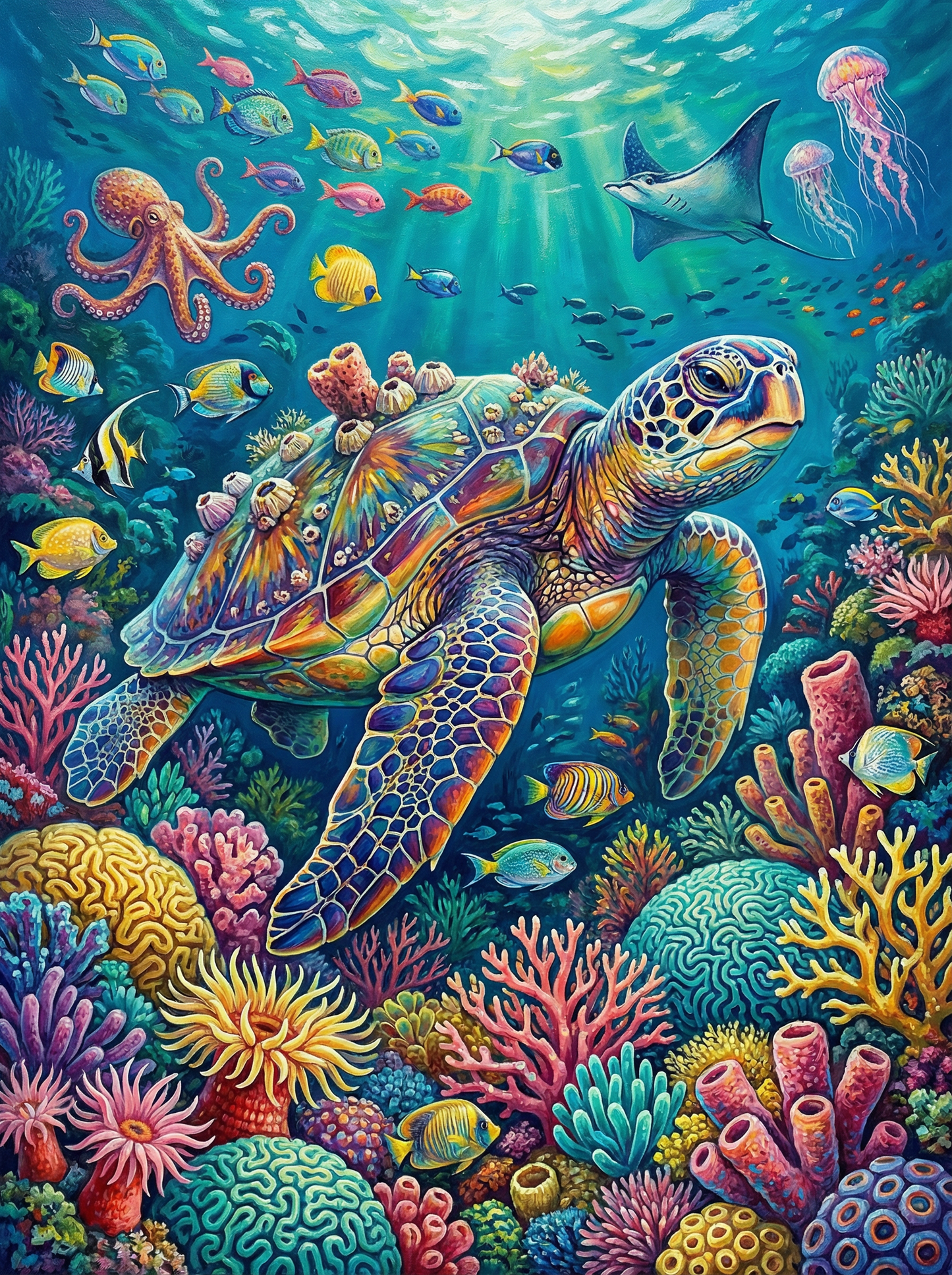 Ocean Reef Turtle (80 Colors)