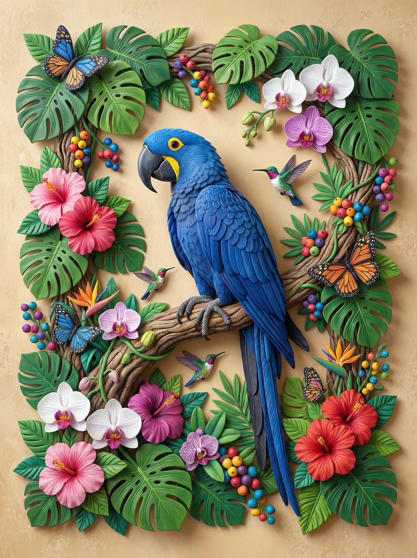 Azure Jungle Guardian (120 Colors)