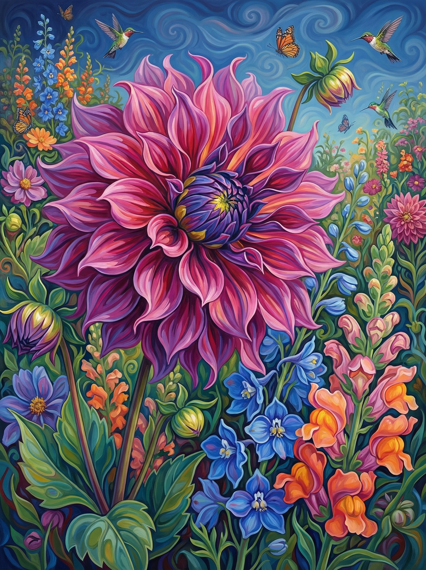 Blossoming Dahlia Dream