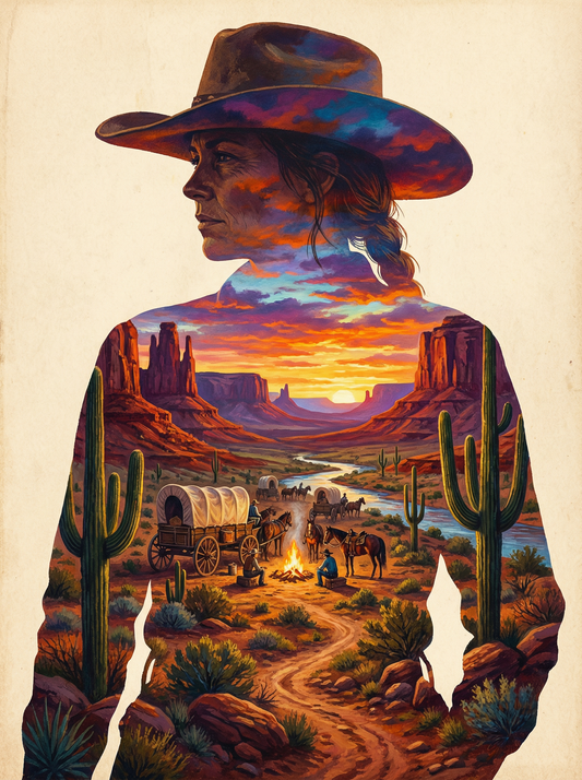 Frontier Sunset Rider (120 Colors)