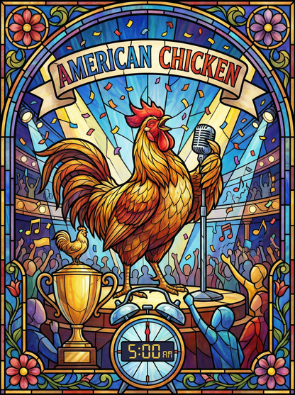 American Rooster Anthem (80 Colors)