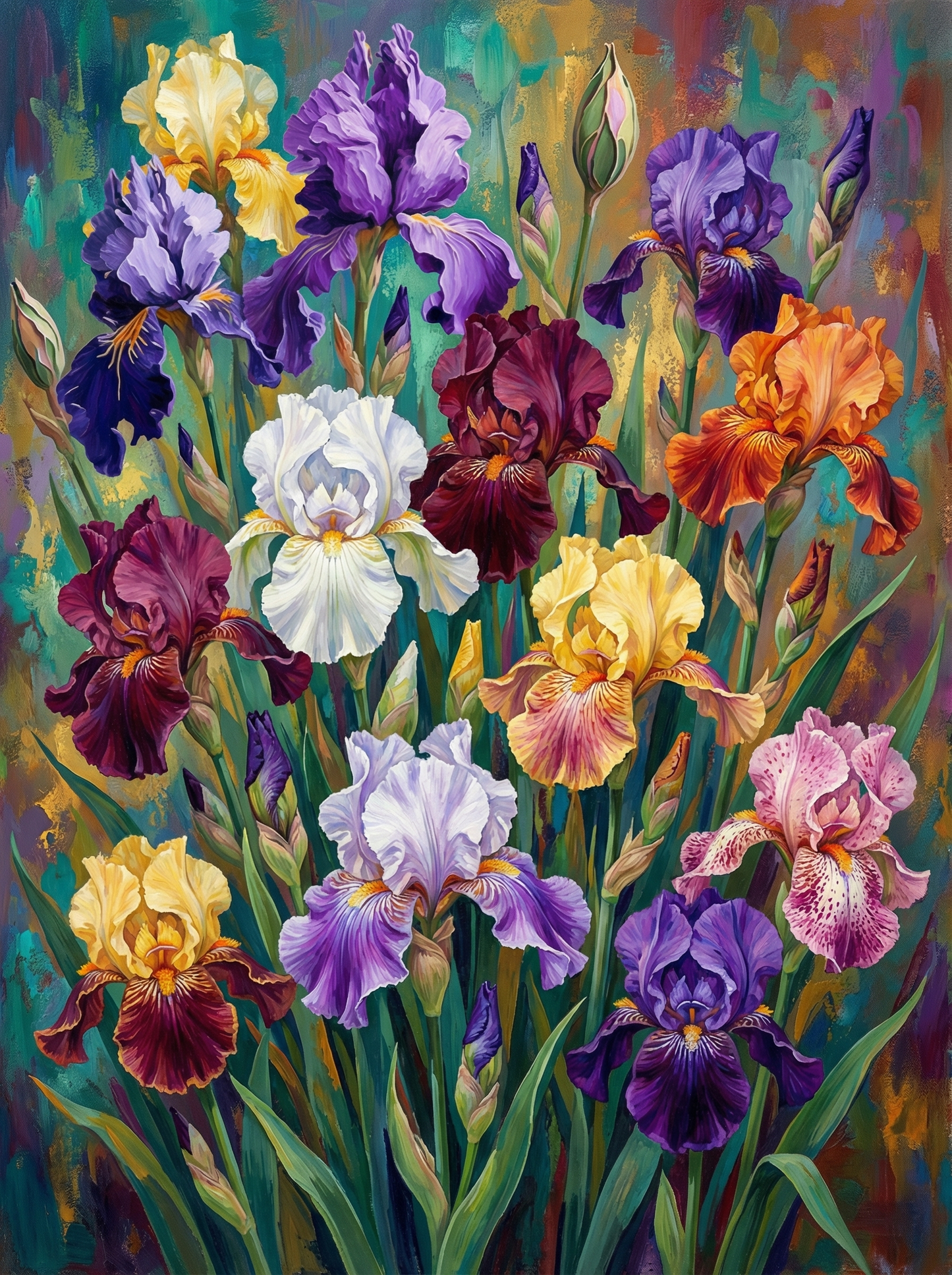 Iris Bloom Symphony