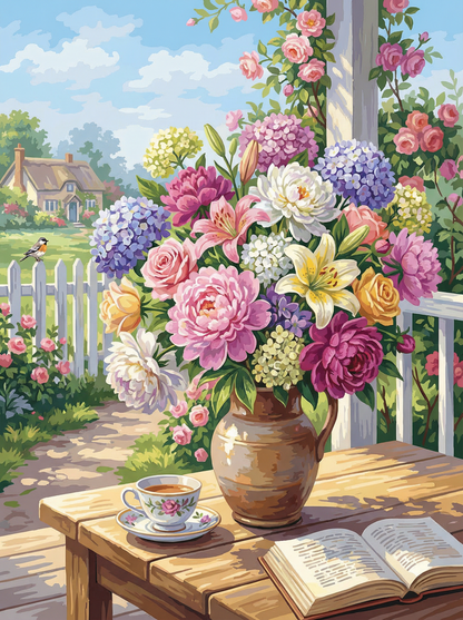 Porchside Floral Morning