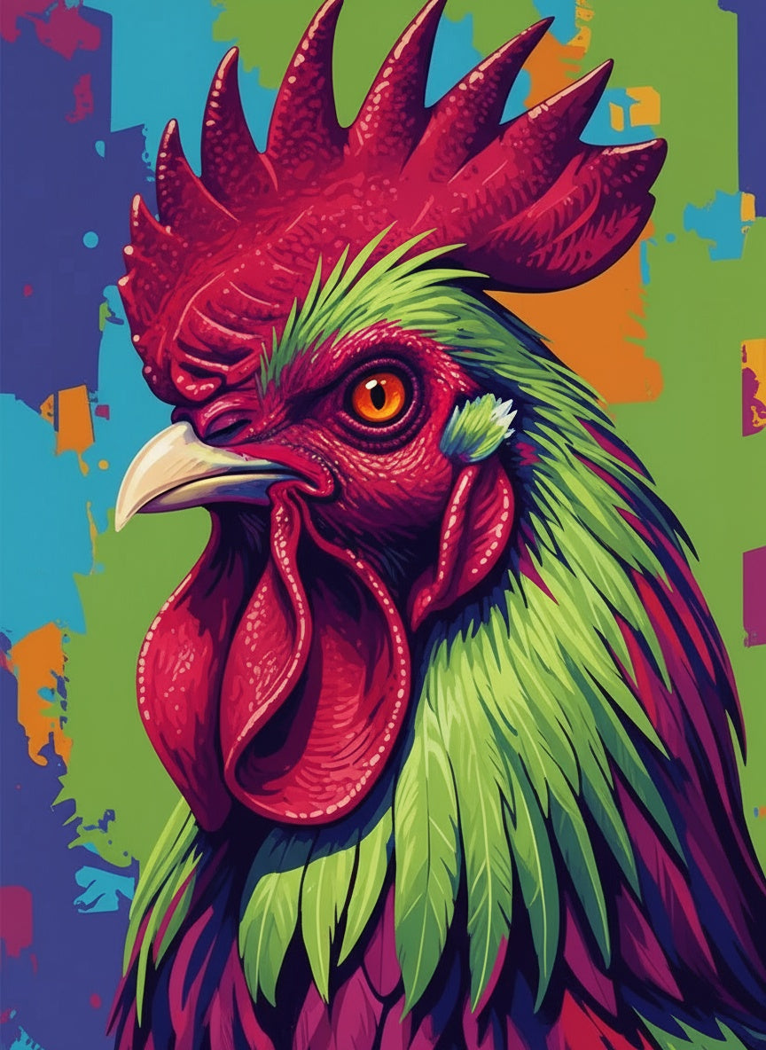 Crimson Rooster Majesty