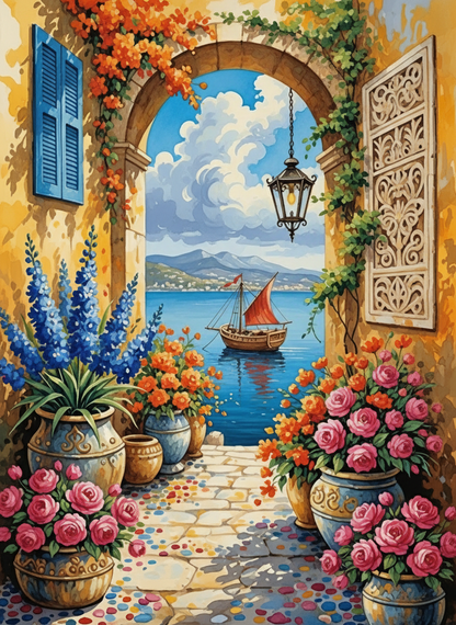 Floral Sea Archway (80 Colors)