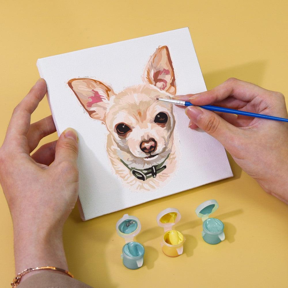6 Mini Paintings | Dogs Set