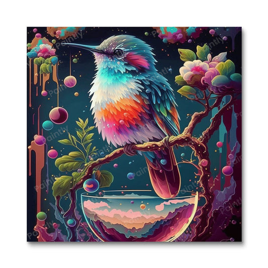 Hummingbird Fountain Oasis