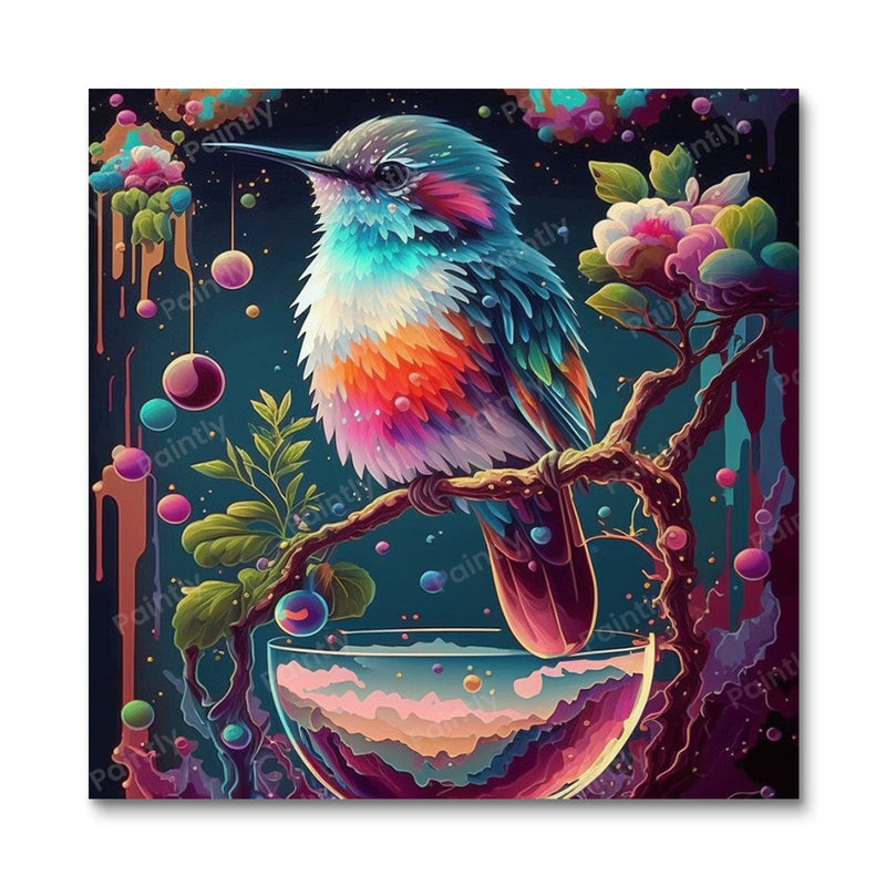 Hummingbird Fountain Oasis