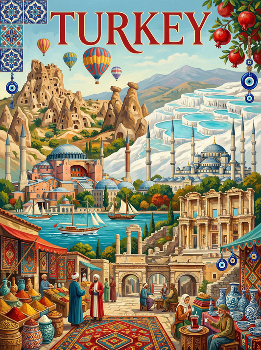 Turkey Cultural Wonders (120 Colors)