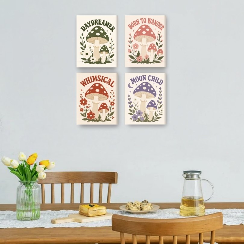 4 Mini Paintings - Daydream Set