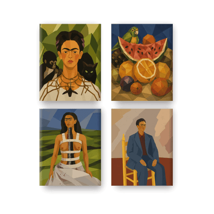 4 Mini Paintings - Frida's Creations Set