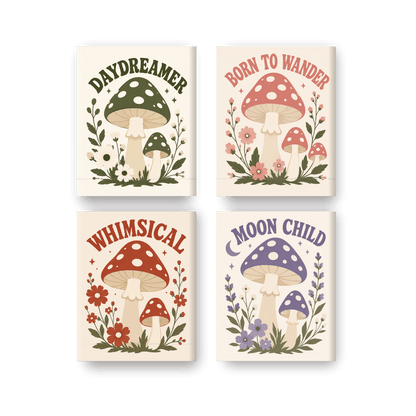 4 Mini Paintings - Daydream Set