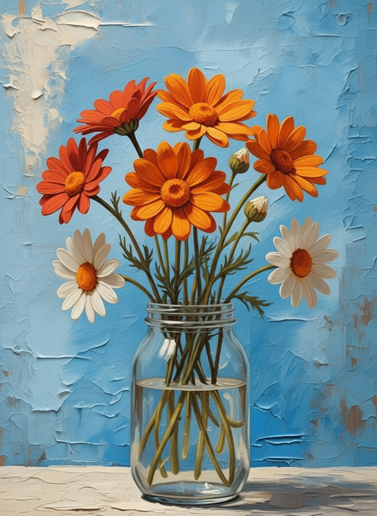 Jar of Gerberas