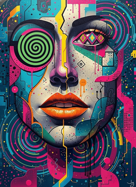 Digital Drip Face (80 Colors)