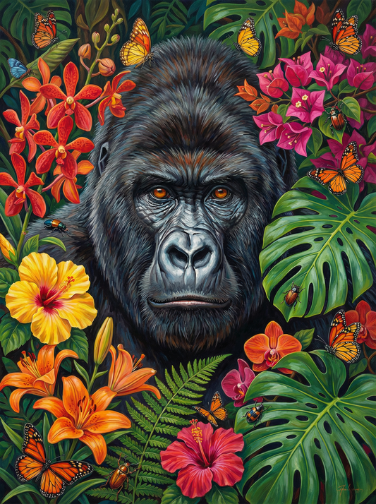 Jungle Majesty Gorilla (80 Colors)
