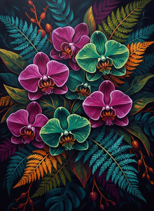 Dark Tropical Orchid (80 Colors)