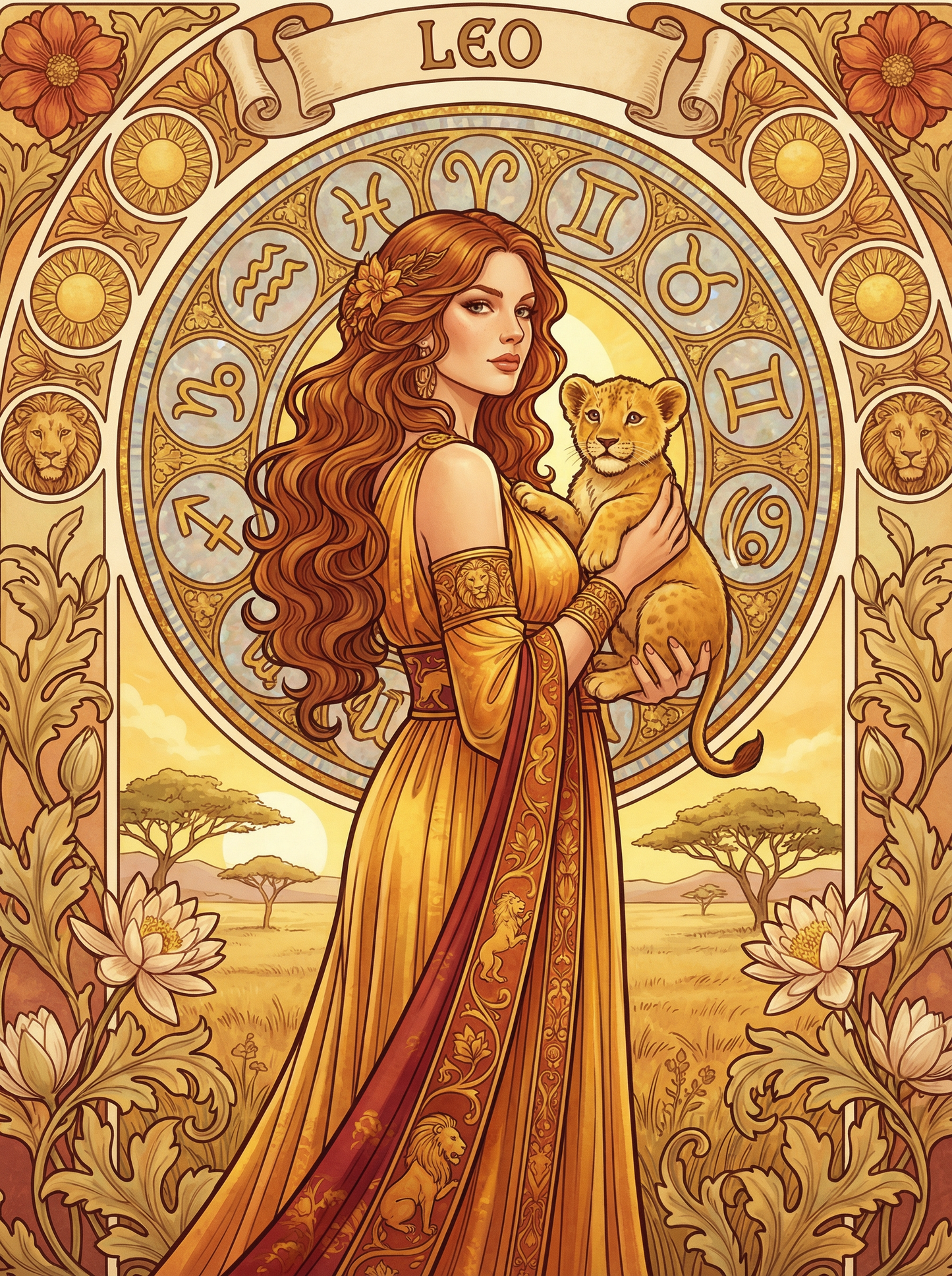 Golden Leo Muse (120 Colors)