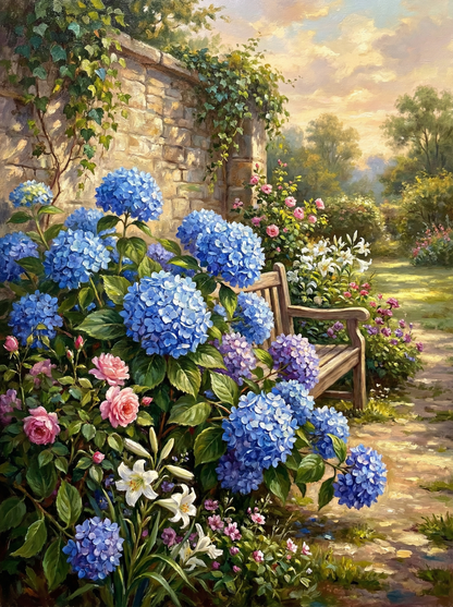 Blue Hydrangea Haven