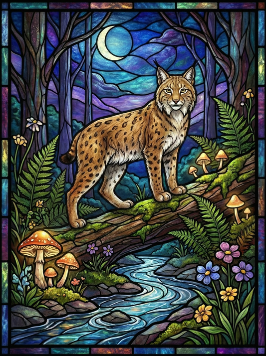 Moonlit Forest Lynx (80 Colors)