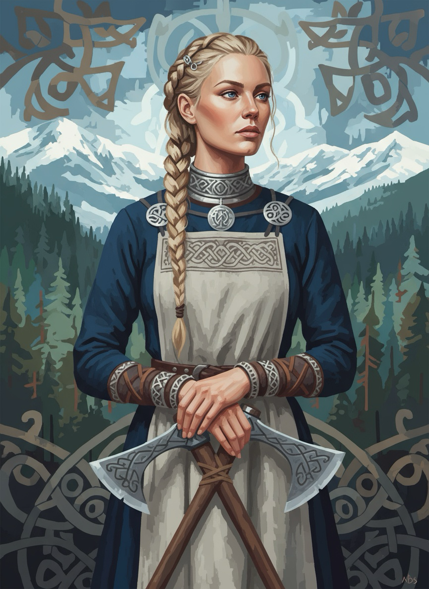 Viking Axes Guard (80 Colors)