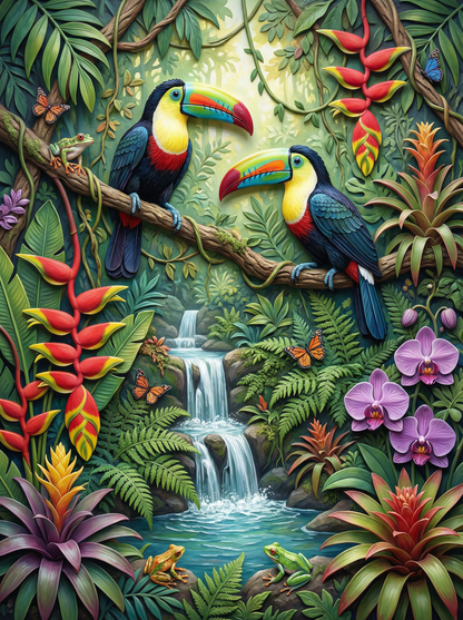 Toucan Falls Paradise (80 Colors)
