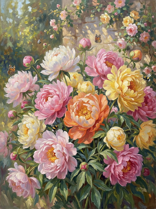 Pastel Peony Delight