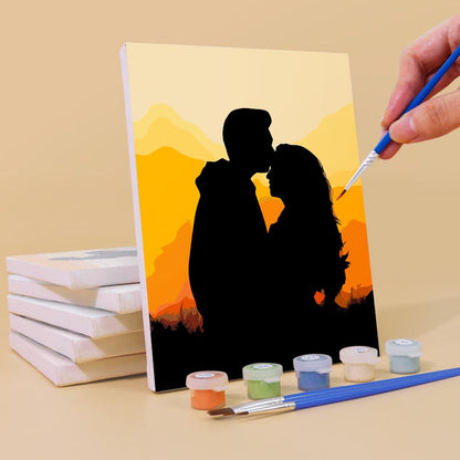 6 Mini Paintings - Love Set